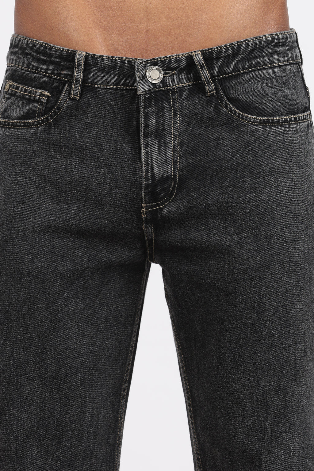 Men's Slim Tapered Jeans - Faded Charcoal Wash