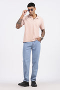 Men's Slim Tapered Jeans - Ice Blue Wash