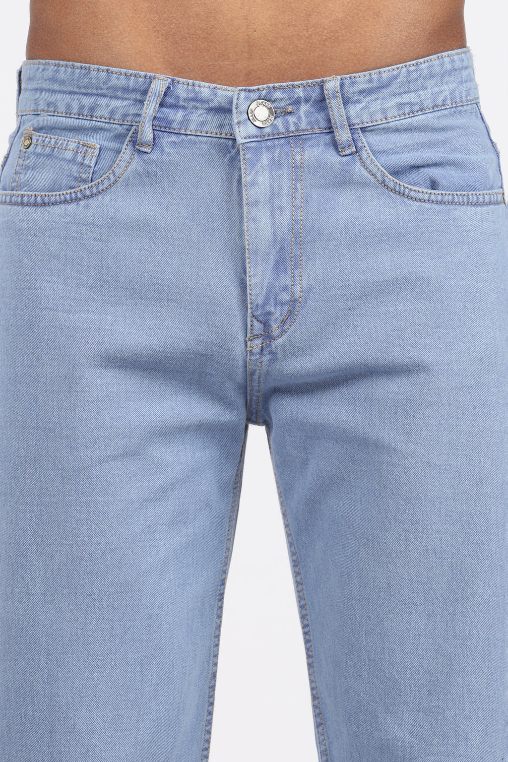 Men's Slim Tapered Jeans - Ice Blue Wash