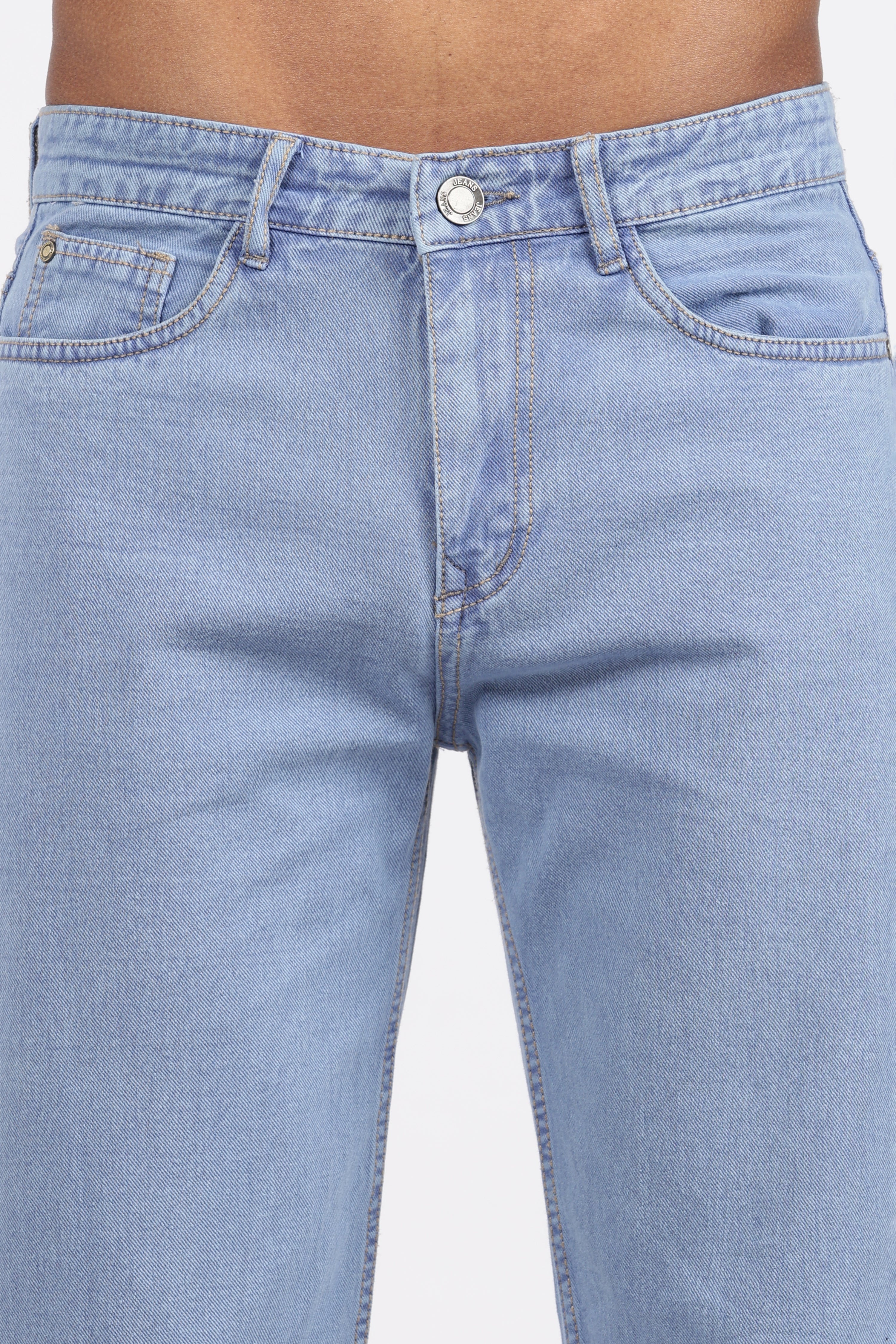Men's Slim Tapered Jeans - Ice Blue Wash