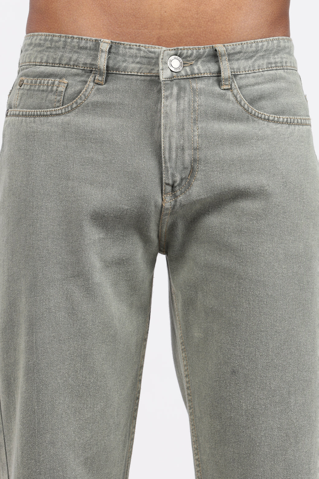 Men's Slim Tapered Jeans - Sage Green Wash