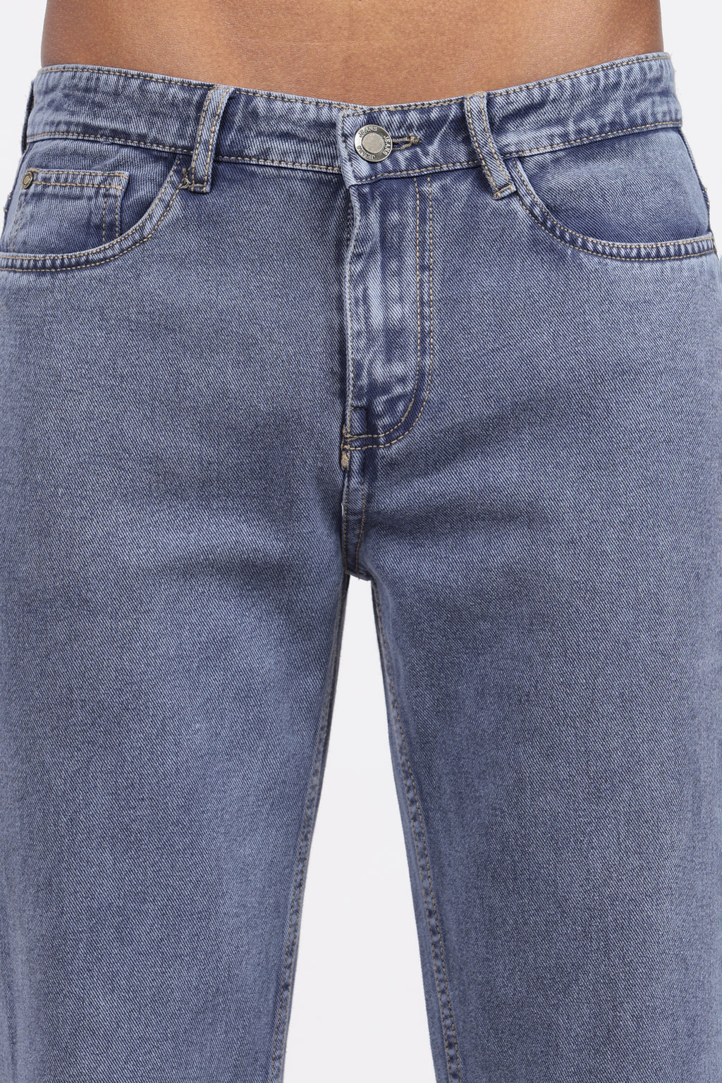Men's Slim Tapered Jeans - Vintage Stonewash Blue