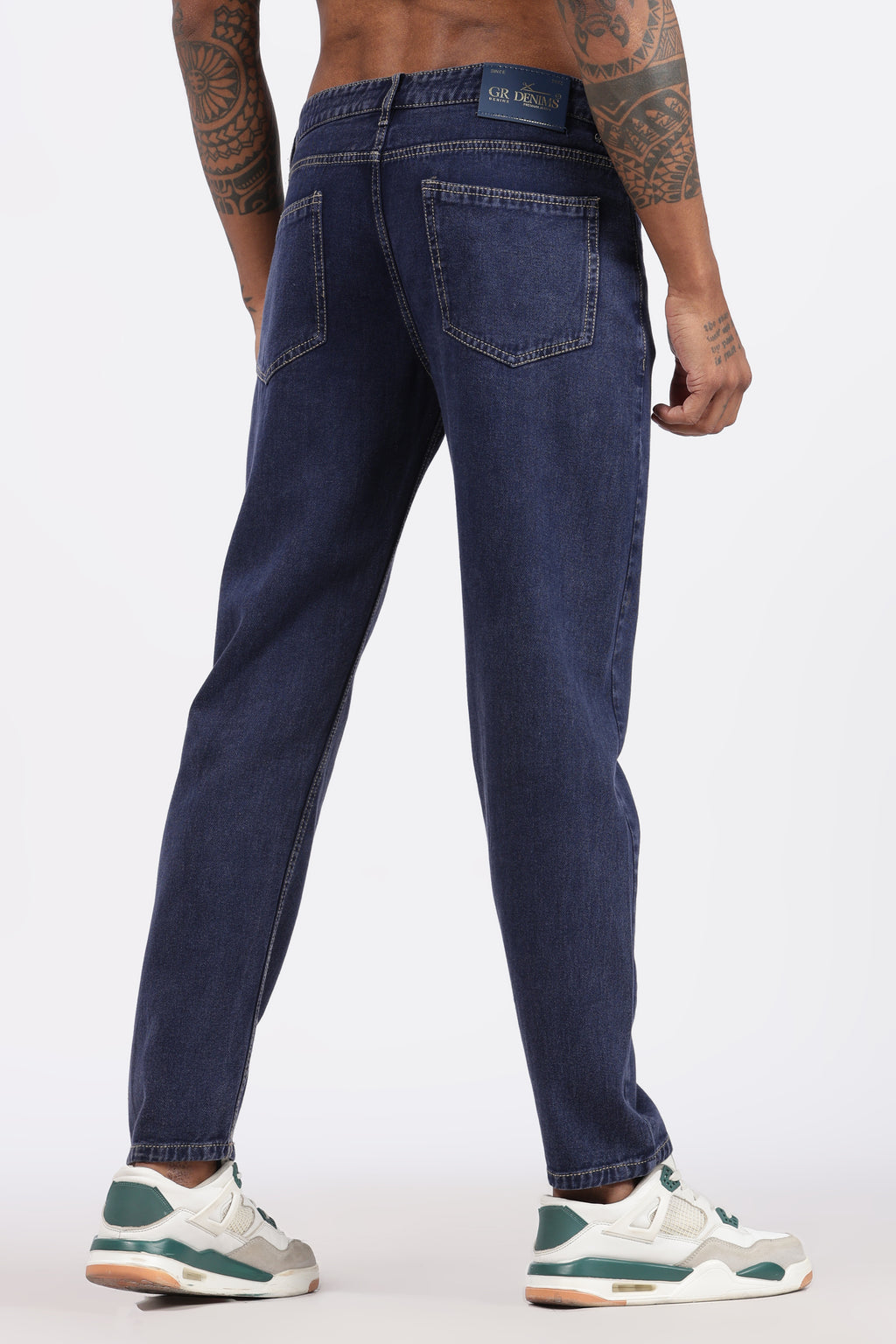 Men's Slim Tapered Jeans - Midnight Blue Wash