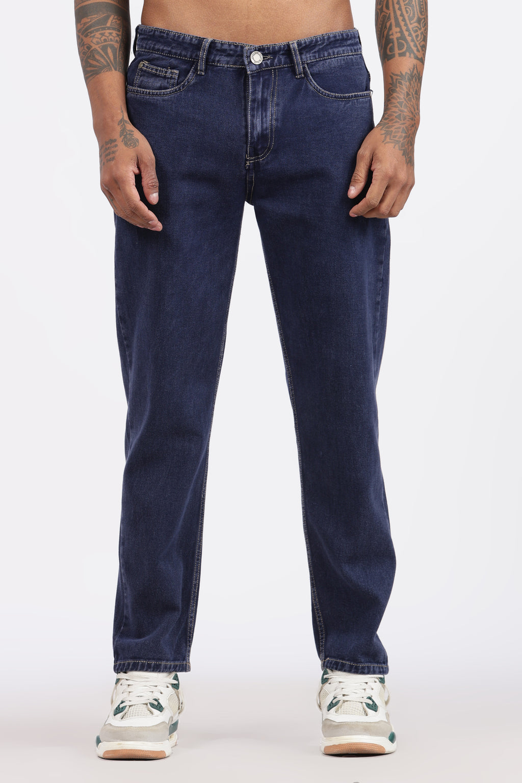 Men's Slim Tapered Jeans - Midnight Blue Wash