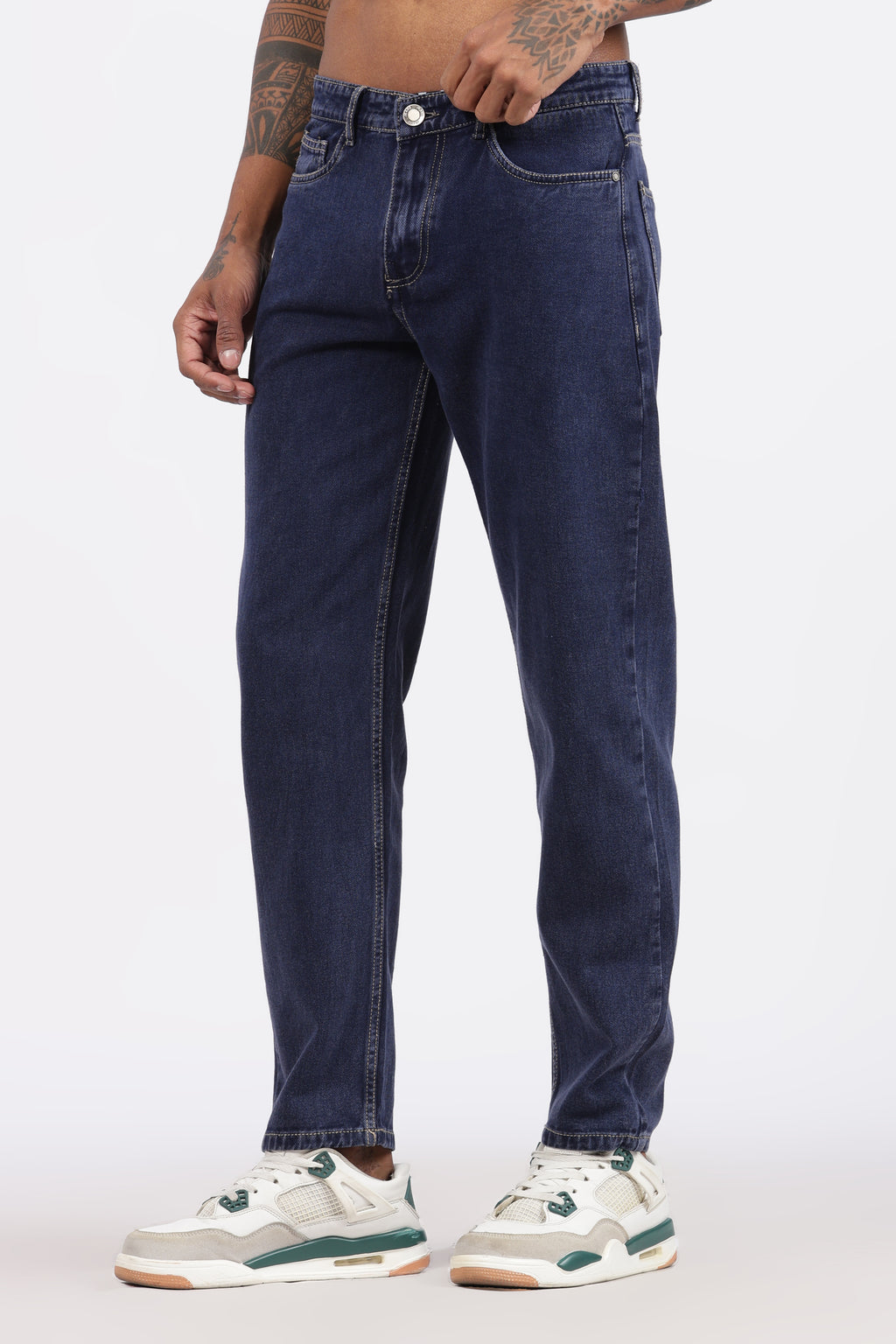 Men's Slim Tapered Jeans - Midnight Blue Wash