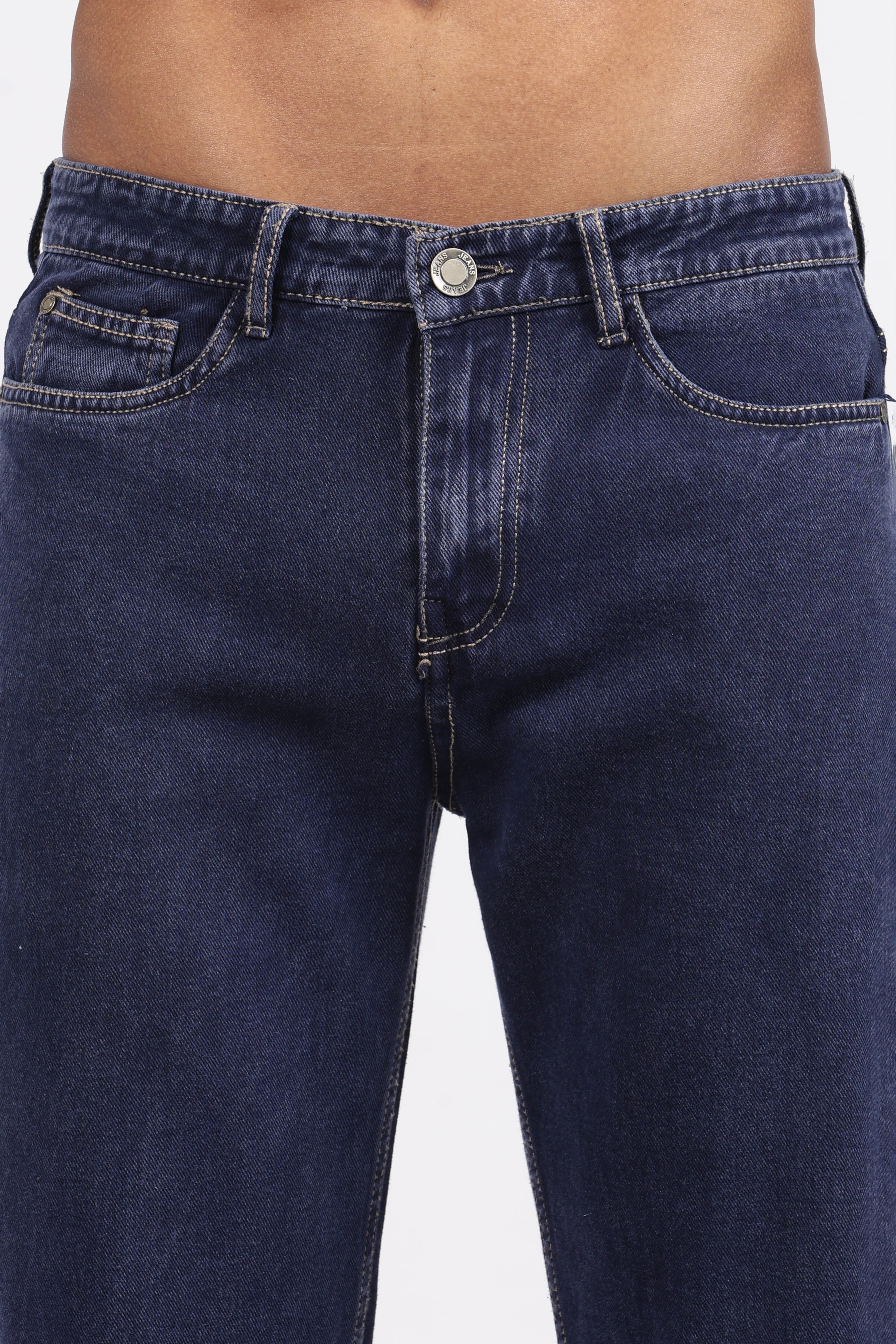 Men's Slim Tapered Jeans - Midnight Blue Wash